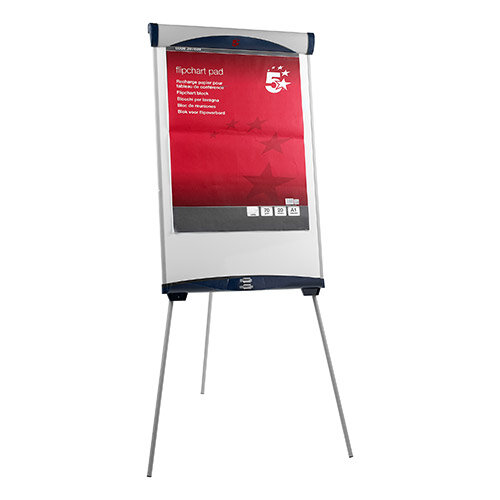  A1 Flipchart Pad Perforated 40 Sheets Plain Pack 5 5 Star