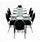 Bolero ABS Rectangular Folding Table Grey 6ft (Single) Additional Image 2