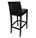 Bolero Faux Leather High Bar Stool Black Additional Image 1