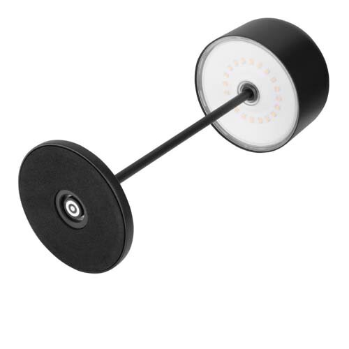 Olympia Siena Table Lamp Round Dome Black 300mm Additional Image 2