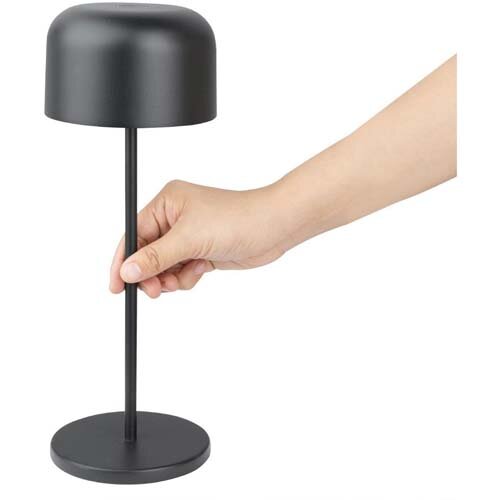 Olympia Siena Table Lamp Round Dome Black 300mm Additional Image 4
