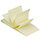 Q-Connect Fanfold Quick Note - Yellow