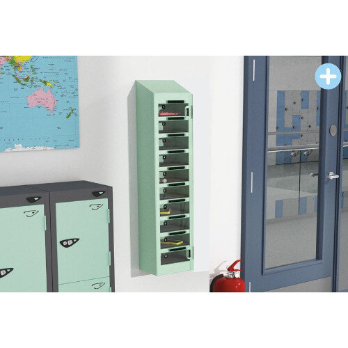 Phonesafe PLUS 10 Compartment Locker Ribbon Blue Additional Image 1