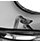 Zebra Antishock Bar Stool With H800mm Chrome Base - Translucent Smoked Grey Finish