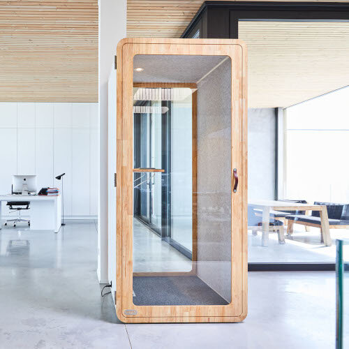 MyO Solutions Woody Box Single Person Acoustic Office Meeting Booth Pod Additional Image 2