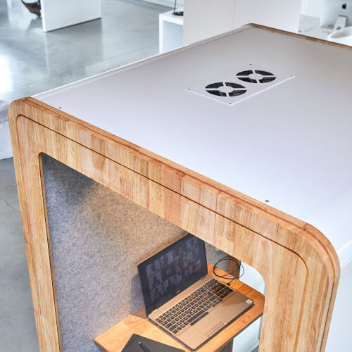 MyO Solutions Woody Box Single Person Acoustic Office Meeting Booth Pod Additional Image 12
