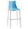 Zebra Technopolymer Bar Stool with H800mm Chrome Base Light Blue Additional Image 2