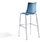 Zebra Technopolymer Bar Stool with H800mm Chrome Base Light Blue Additional Image 3