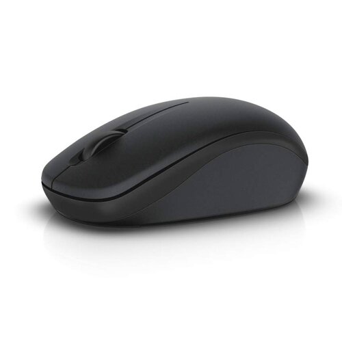 Dell WM126 Wireless Optical Mouse Black Comfort Design Connects Up to Six Compatible Devices with a Single Receiver