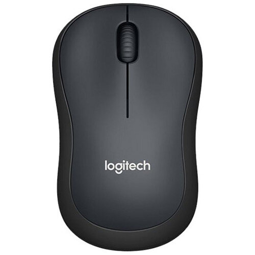 Logitech M220 Silent - Mouse - optical - 3 buttons - wireless - 2.4 GHz - USB wireless receiver - charcoal