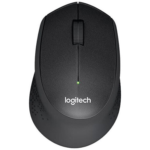 Logitech M330 SILENT PLUS - Mouse - 3 buttons - wireless - 2.4 GHz - USB wireless receiver - black