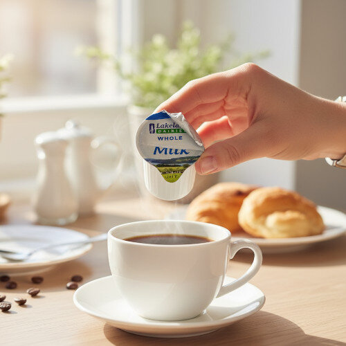 Lakeland Full-Fat Milk Pots UHT - 12ml (Pack of 120)