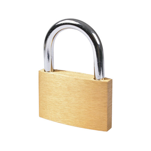 Burg Wachter  BPL 150 Brass Economy Padlock 50mm with Standard Shackle