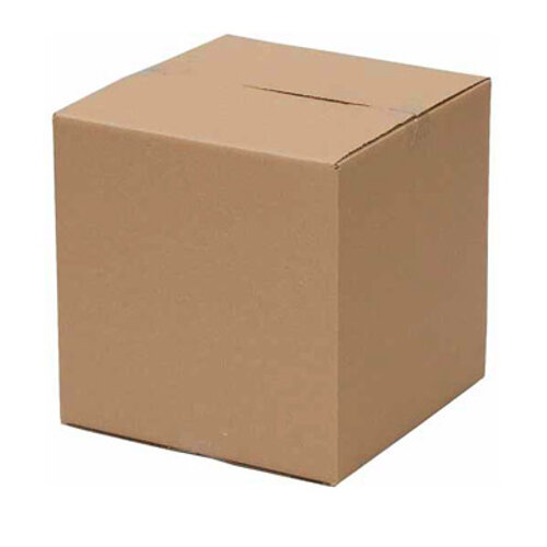 Buff Cardboard Packing Boxes, 457 x 305 x 248mm (Pack of 10) - Compact Packing Boxes for Secure Shipping