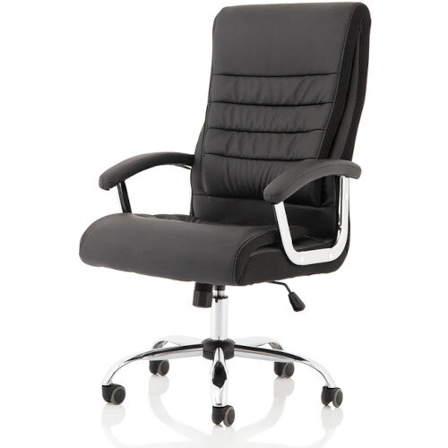 Dallas Black PU Chair