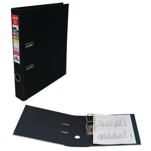 Esselte A4 Polypropylene 50mm Black Lever Arch File Pack of 10