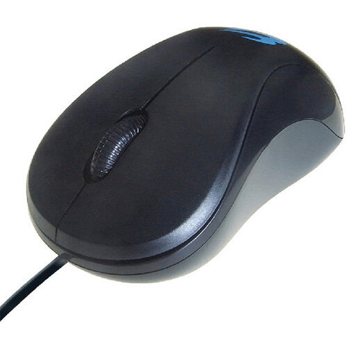 Computer Gear 3 Button Optical Scroll Mouse Black 24-0542