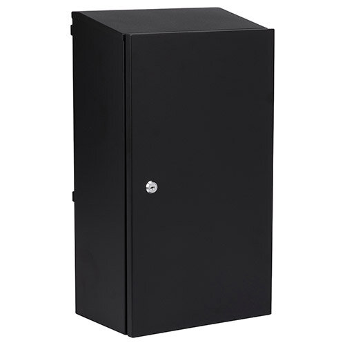 Burg Wachter  Heavy Duty Weather Resistant Black Gate & Railings Post Box H550xW300xD202mm