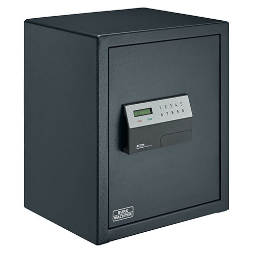 Burg Wachter  EXS 340 E Medium Digital Electronic Safe - Insurance Rating: €2,500 Cash & €25,000 Valuables H500 x W416 x D350mm 42 Ltr