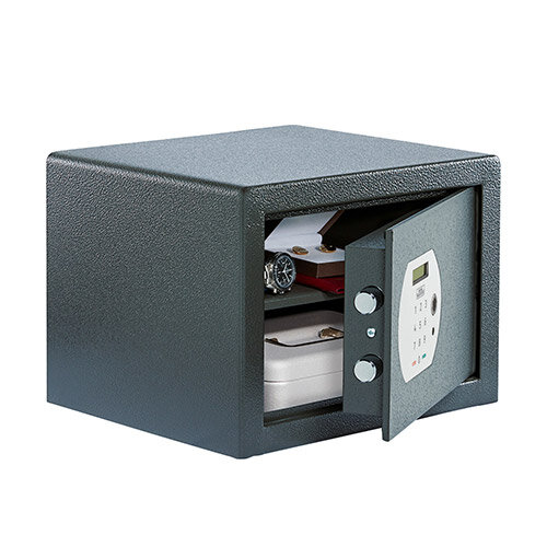 Burg Wachter Pure-Safe PS 120 E FP Medium Electronic & Fingerscan Safe - Insurance Rating €1,000 Cash & €10,000 Valuables H255 x W350 x D300mm 20.6Ltr