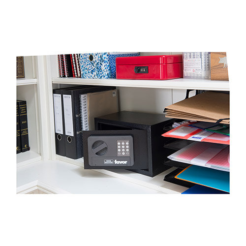 Burg Wachter FAVOR S3 E Small Safe Electronic Lock - Insurance Rating €1,250 Cash & €12,500 Valuables 200mm x 310mm x 200mm 9.5 Ltr