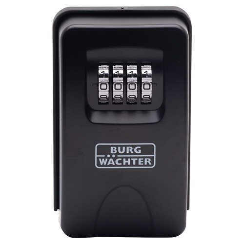 Burg Wachter 20 SB Key Safe Storage Box With Max 12cm Key Black 135 x 83 x 46mm