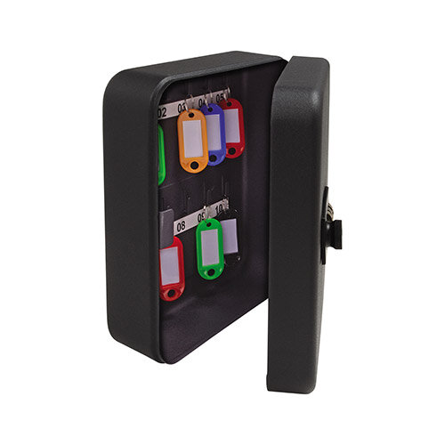 Burg Wachter KC 20 C Combination Key Cabinet 20 Key Black H200 x W160 x D80mm