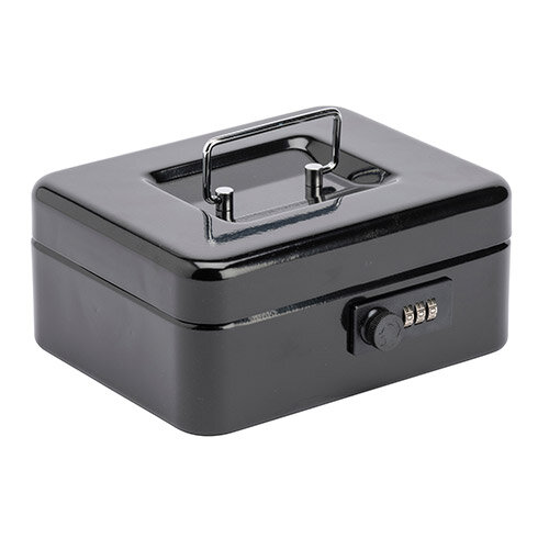 Burg Wachter  Cash Box 8" Black Combination Lock H90 x W200 x D160mm