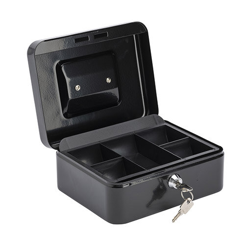 Burg Wachter  Cash Box 8" Black Key Lock H90 x W200 x D160mm