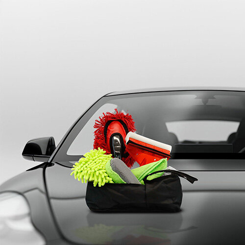 Car Valeting Cleaning Kit 6 Piece L10xW26xD18cm