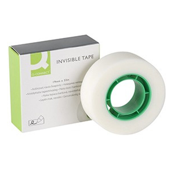 Q-Connect Invisible Tape 19mm x33 Metres KF02164