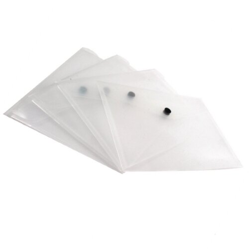 A5 Document Folder Polypropylene Clear Pack of 12 Q-Connect KF02470