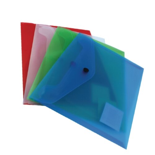 A5 Document Folder Polypropylene Assorted Pack of 12 Q-Connect KF03609