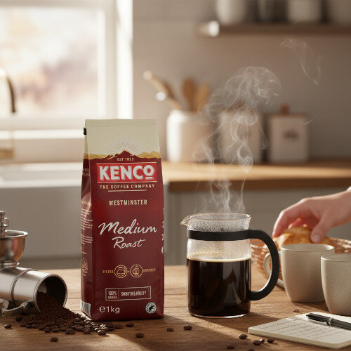 Kenco Westminster Filter Coffee 1kg - Smooth Medium Roast with Fruity Notes