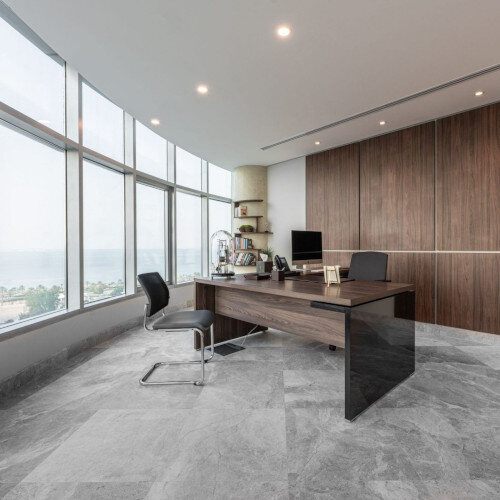 Mito Executive Desk 2000mm With Left Hand Desk Return Robinia & Black