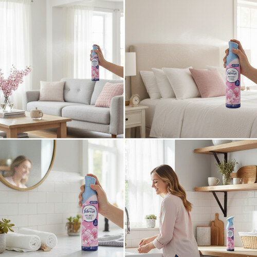 Febreze Air Freshener Spray Blossom and Breeze 185ml C008330 Single Pack