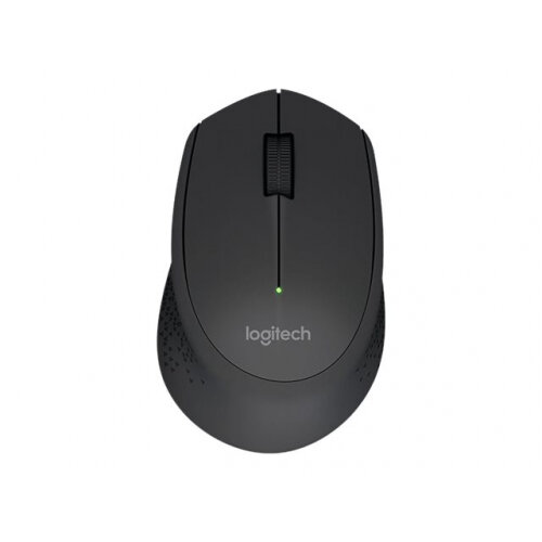 Logitech M280 - Mouse - right-handed - optical - 3 buttons - wireless - 2.4 GHz - USB wireless receiver - black