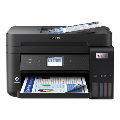 Epson EcoTank ET-4850 A4 Wireless Colour Multifunction Printer - Ink Tank System Fast Printing Print Scan Copy