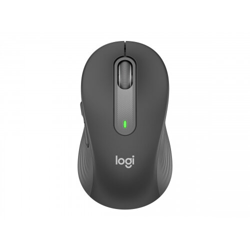 Logitech Signature M650 L for Business - Mouse - right-handed - 5 buttons - wireless - Bluetooth, 2.4 GHz - Logitech Logi Bolt USB receiver - graphite