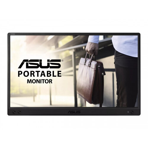 ASUS ZenScreen MB166C - LED monitor - 15.6" - portable - 1920 x 1080 Full HD (1080p) @ 60 Hz - IPS - 250 cd/m&sup2; - 800:1 - 5 ms - USB-C