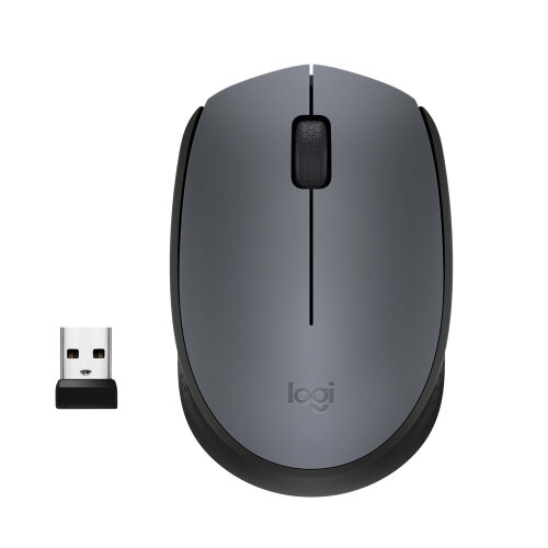 Logitech M170 - Mouse - wireless - 2.4 GHz - USB wireless receiver