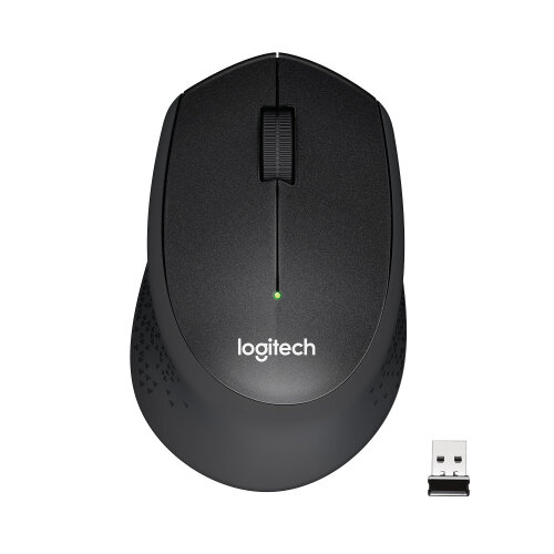 Logitech M330 Mouse Optical Wireless Black Radio Frequency USB