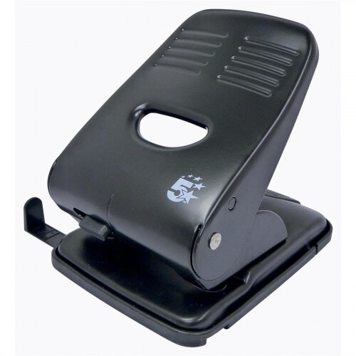 2 Hole Black Punch Metal with Plastic Base 40 sheets 5 Star