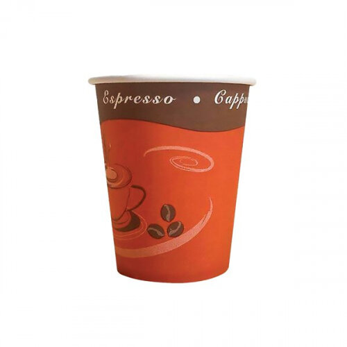 Caterpack Disposable Single Wall Hot Drinks Paper Cups 12oz/350ml [Pack of 50] RY01157