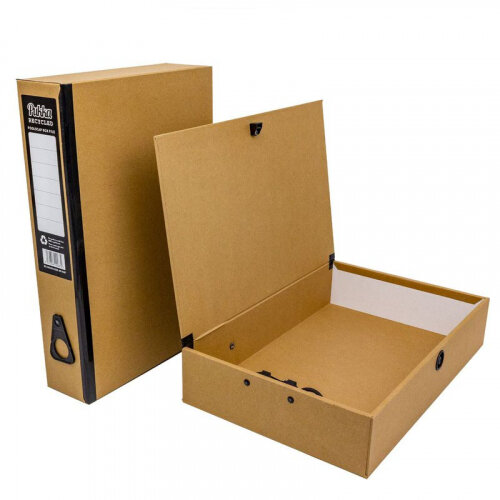 Pukka Recycled Box File Kraft Pack of 8 RF-9487