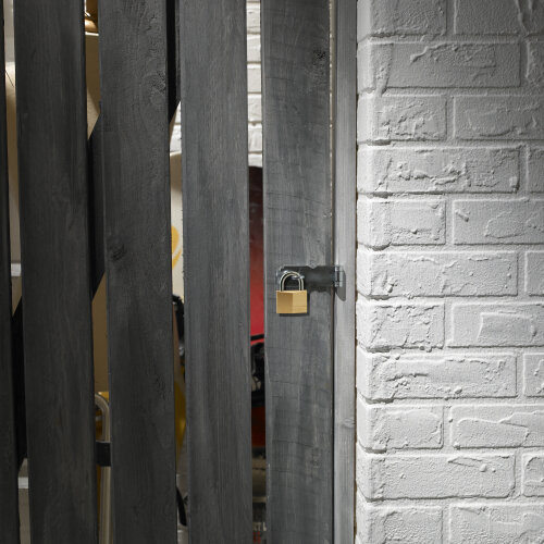 MASTER LOCK 50mm wide solid brass body padlock