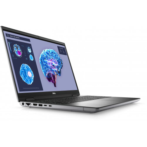 DELL Precision 7680 Mobile workstation 40.6 cm (16") Full HD+ Intel® Core™ i7 i7-13850HX 32 GB DDR5-SDRAM 1 TB SSD NVIDIA RTX 2000 Wi-Fi 6E (802.11ax) Windows 11 Pro Grey