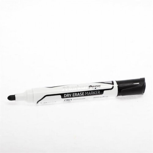 Maped Jumbo Bullet Tip Dry Erase Marker - Black - Ideal for Classroom Presentations