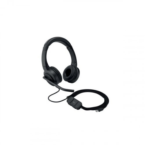 Kensington H1000 USB-C On-Ear Headband Wired Headset Black K83450WW