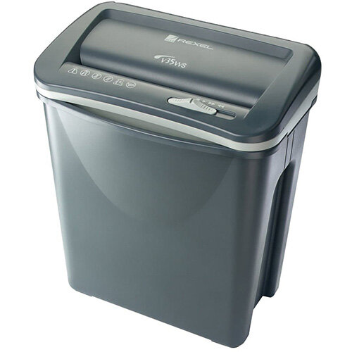 Rexel V35WS Ultra Quiet Cross Cut Shredder A4 Hunt Office Ireland